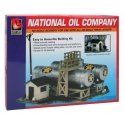 National Oil Co. -- Kit - 5-1/2 x 4-1/2 x 2-3/4′ 13.7 x 11.2 x 6.8cm, HO, Life-Like Products 1331