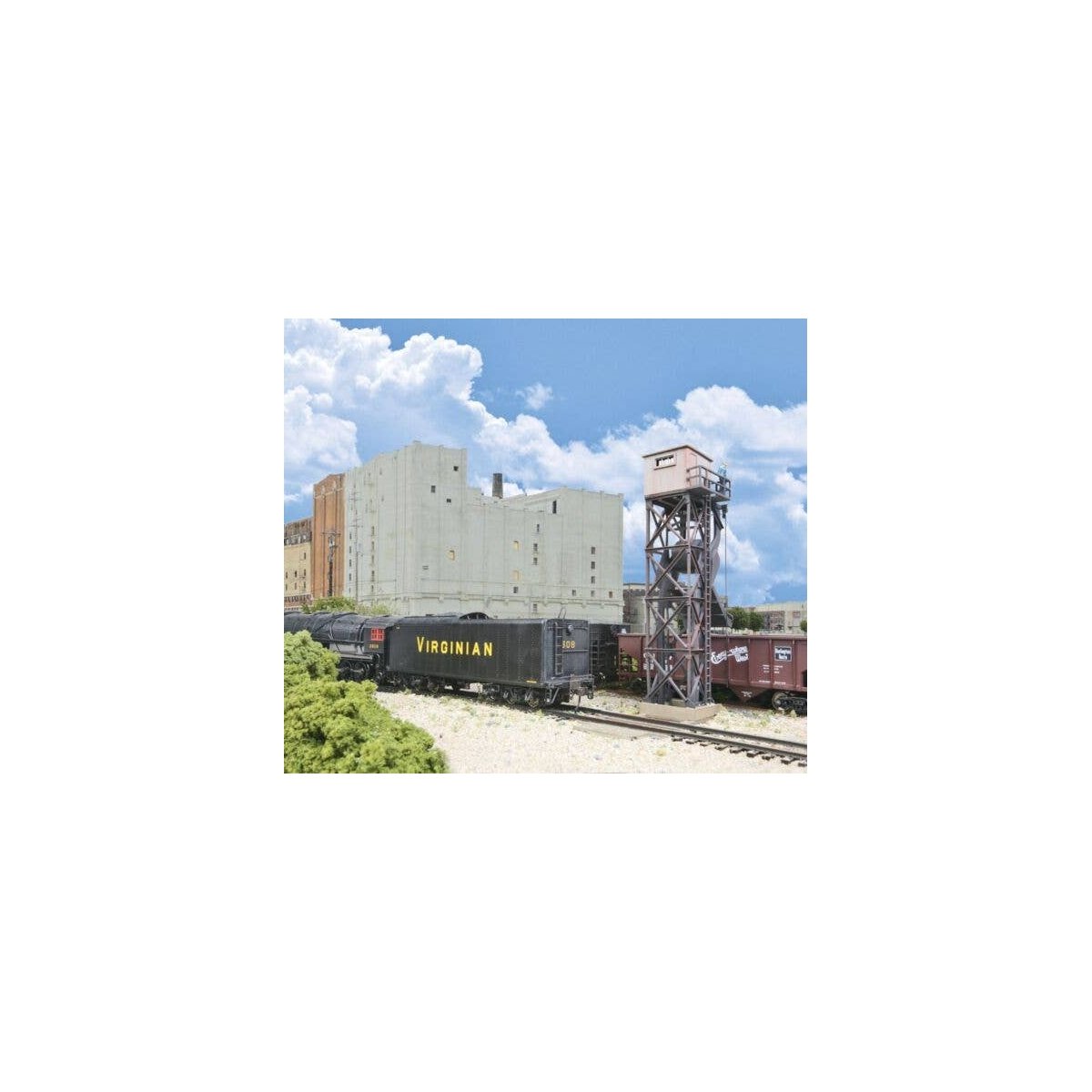 Cinder Conveyor & Ash Pit -- Kit - 1-1/8 x 1-3/4 x 3` 2.9 x 4.5 x 7.6cm Pit depth: 1/2` 1., N, Walthers Cornerstone 3816