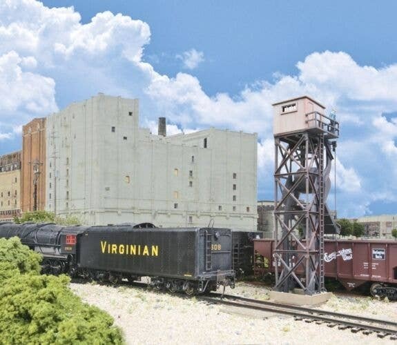 Cinder Conveyor & Ash Pit -- Kit - 1-1/8 x 1-3/4 x 3` 2.9 x 4.5 x 7.6cm Pit depth: 1/2` 1., N, Walthers Cornerstone 3816