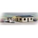 Office & Guard Shack -- Kit - Office: 4-1/8 x 3 x 1-1/2′ 10.5 x 7.6 x 3.8cm, HO, Walthers Cornerstone 3517