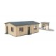 Office & Guard Shack -- Kit - Office: 4-1/8 x 3 x 1-1/2′ 10.5 x 7.6 x 3.8cm, HO, Walthers Cornerstone 3517