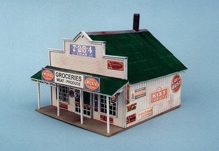 Blairstown General Store -- Kit - 3-3/4 x 5-1/4′ 9.3 x 13.1cm, HO, Blair Line 180