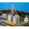 Grain Elevator -- Kit - Scale Height: 90′ 27.4m, HO, Rix Products 407