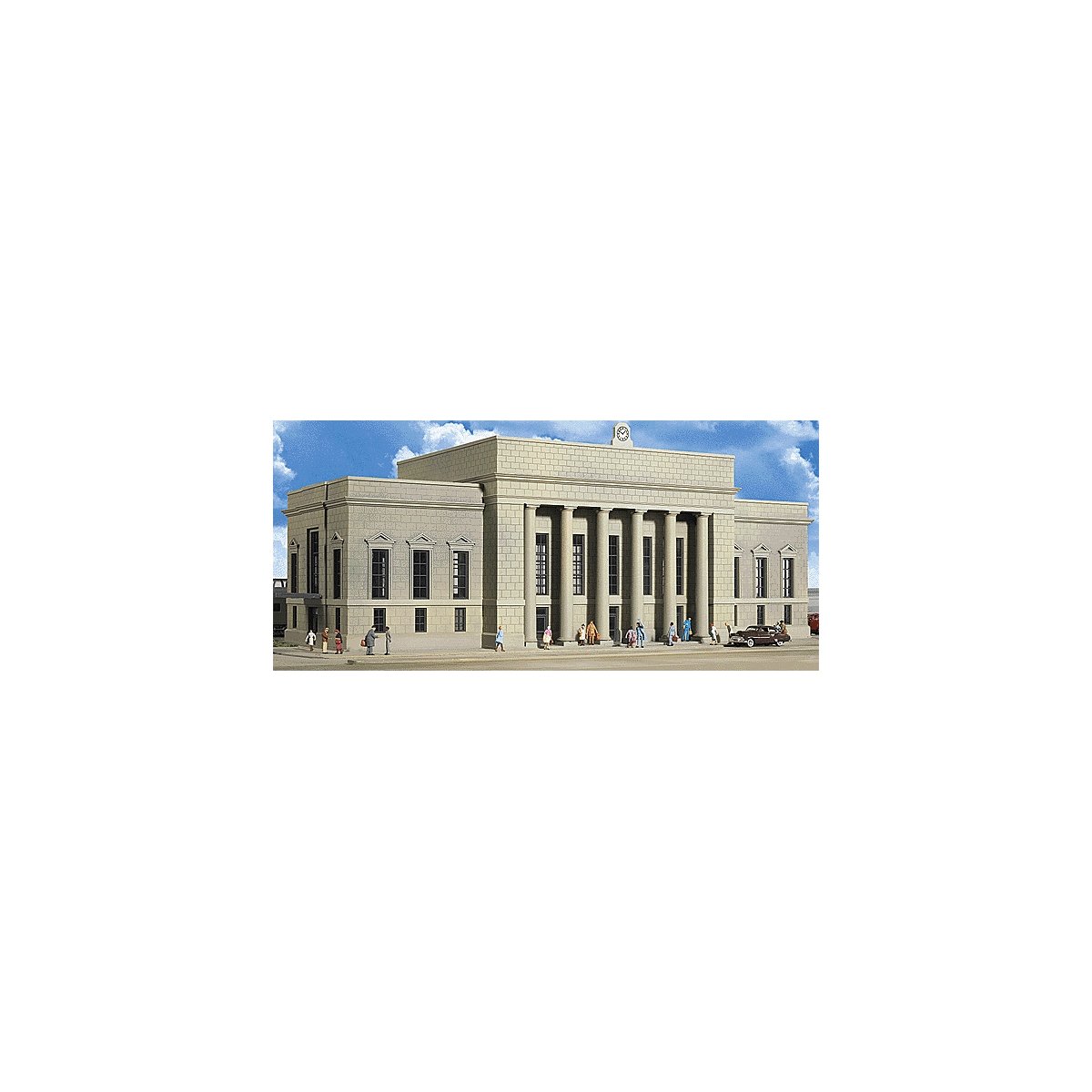 Union Station -- Kit - 16 x 6 x 5-1/2′ 40 x 15 x 16.2cm, N, Walthers Cornerstone 3257