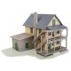 Rooming House -- Kit - 4-1/4 x 4-3/4′ 10.7 x 12cm, HO, WalthersTrainline 914