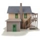 Rooming House -- Kit - 4-1/4 x 4-3/4′ 10.7 x 12cm, HO, WalthersTrainline 914