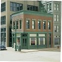 Carol′s Corner Cafe - Woodland Scenics DPM Landmark Structures(R) -- Kit - 4-1/4 x 2-, HO, Design Preservation Models 11300