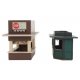 Newsstands -- Kit pkg(2), HO, Walthers Cornerstone 3773