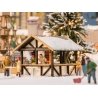 Christmas Market Mulled Wine Stand -- Laser-Cut Wood Kit, HO, Noch Gmbh & Co 14393