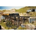 Tall Steel Viaduct -- Kit - Scale Length: 210′ 64m, HO, Micro Engineering 75515