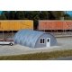 Quonset Hut -- Kit - Scale 24 x 26 x 12′ 7.3 x 7.9 x 3.7m, HO, Rix Products 410