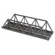 65` Warren Truss Bridge - Kit -- Code 100 Nickel-Silver Rail - 9` 22.9cm, HO, Atlas Model Railroad Co. 883
