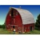 Bob`s Barn -- Kit - 5-1/4 x 4-1/2 x 5-3/8` 13.3 x 11.4 x 13.7cm, HO, Monroe Models 2211