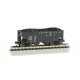 USRA 55-Ton 2-Bay Open Hopper w/Load - Ready to Run - Silver Series(R) -- Chesapeake & Ohio (black), N, Bachmann Industries 1955