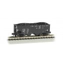 USRA 55-Ton 2-Bay Open Hopper w/Load - Ready to Run - Silver Series(R) -- Chesapeake & Ohio (black), N, Bachmann Industries 1955
