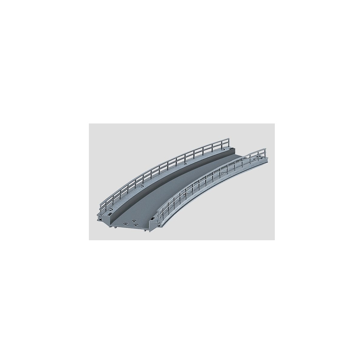 C-Track -- Curved Ramp - 17-1/4′ 43.8cm Radius (R2), HO, Marklin, Inc 74623
