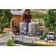 2 Storage Tanks -- Kit - 4-7/16 x 3-7/8 x 2-3/8′ 11.3 x 9.9 x 6cm, HO, Faller Gmbh 131338