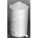 Grain Bin w/30-Degree Peaked Top -- Scale Height: 44′ 13.4m, HO, Rix Products 305