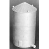 Grain Bin w/30-Degree Peaked Top -- Scale Height: 44′ 13.4m, HO, Rix Products 305