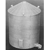 Grain Bin w/30-Degree Peaked Top -- Scale Height: 33′ 10.1m, HO, Rix Products 304