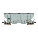 Trinity 3281 2-Bay Covered Hopper - Ready to Run -- Cemex CMEX (gray, yellow Conspicuity Markings), N, Intermountain Railway Com