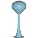 Spherical Water Tower w/Flashing Red Light - 9-3/4′ 24.7cm Tall -- Sky Blue, HO, Railtown Model Railroad Suppli 2904L