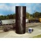 Flat Top Water/Oil Tank -- Kit - Scale Height 60′ 18.3m, HO, Rix Products 502