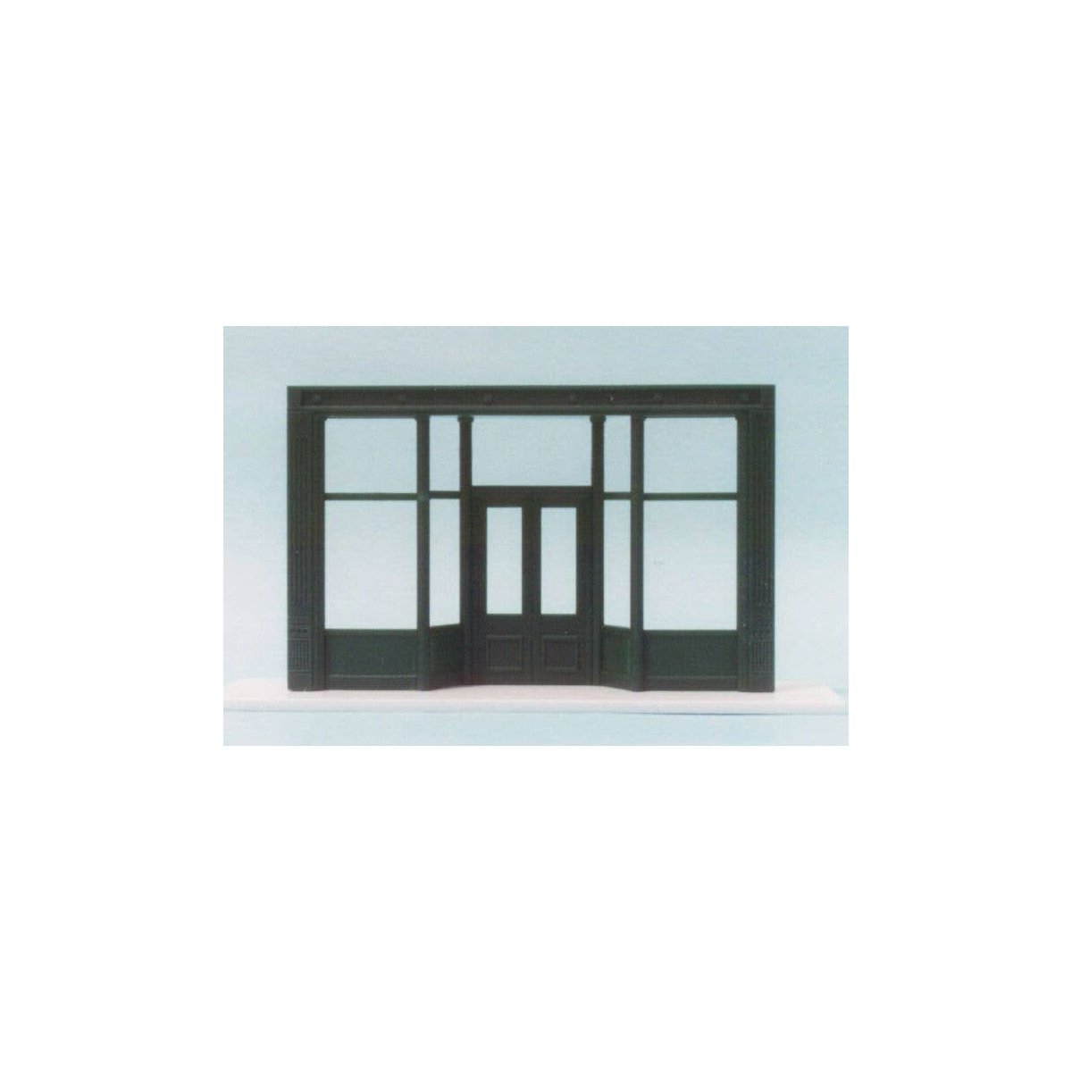 20′ Front Store Wall -- With Recessed Entry, HO, Smalltown USA 1