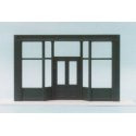 20′ Front Store Wall -- With Recessed Entry, HO, Smalltown USA 1