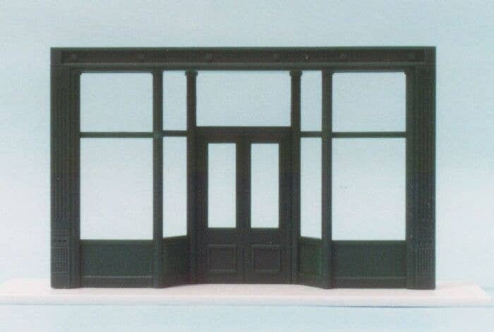 20′ Front Store Wall -- With Recessed Entry, HO, Smalltown USA 1