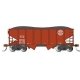 USRA 55-Ton Outside-Braced Hopper with Load - Ready to Run - Silver Series(R) -- Western Maryland 10956 (Boxcar Red, Fast Freigh