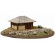 Section House - Kit (Laser-Cut Wood) -- 1-1/4 x 1 x 1′ 3.2 x 2.5 x 2.5cm, N, Atlas Model Railroad Co. 4001014