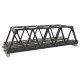 Double-Track Truss Bridge -- 9-3/4′ 24.8cm (black), N, Kato USA Inc 20438