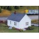 One-Story House -- Kit - 3 x 3-7/8′ 7.7 x 9.9cm, HO, Rix Products 201