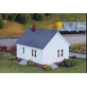 One-Story House -- Kit - 3 x 3-7/8′ 7.7 x 9.9cm, HO, Rix Products 201