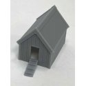 Chicken Coop with Ramp -- 3D Printed Kit - Unpainted, HO, Phoenix Precision Models 31640
