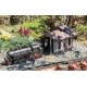 Branchline Locomotive Shed -- Kit - 17-1/2 x 11-3/8 x 11-5/8′ 44.5 x 29 x 29.5cm, G, Pola 330890