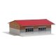 Crop and Machinery Storage Shed -- Laser-Cut Kit - 8-3/16 x 7-1/4 x 3-1/2′ 20.8 x 18.5 x 8.8cm, HO, Busch Gmbh & Co Kg 1901