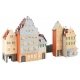 B-924 Old Town Block -- Kit in Retro Package - 12-3/16 x 5-1/8 x 6-7/8′ 31 x 13 x 17.4cm, HO, Faller Gmbh 109924