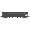 Class H21A 4-Bay Hopper - Ready to Run -- Pennsylvania Railroad (black, Plain Keystone), HO, Rapido Trains Inc 178009A