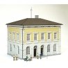 Police Station w/Police & Accessories - Kit, HO, Preiser Kg 19000