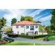 WeberHaus ModernLife Single-Family Home -- Kit - 5-9/16 x 4-11/16 x 3-9/16′ 14 x 11.9 x 9.1cm, HO, Faller Gmbh 130648