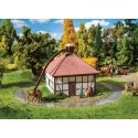 Rahden Horse-Driven Mill -- Laser-Cut Kit - 14 x 8.5 x 9cm, HO, Faller Gmbh 130582