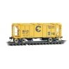 PS-2 2-Bay Covered Hopper - Ready to Run -- Chessie System B&O 631517 (yellow, blue), N, Micro Trains Line 9500091