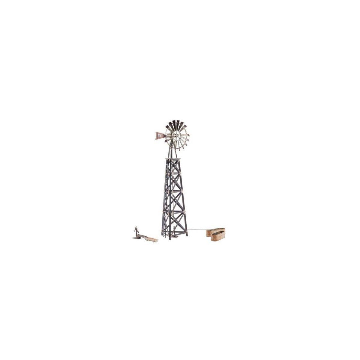 Old Windmill - Built-&-Ready Landmark Structures(R) -- Weathered, O, Woodland Scenics 5867