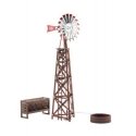 Built-&-Ready(R) Assembled Structure -- Windmill (Well-Kept), O, Woodland Scenics 5868