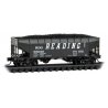 33′ 2-Bay Offset-Side Hopper - Ready to Run -- Reading 88030 (Class HTx, black, white, ACI Label), N, Micro Trains Line 550063