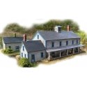 A.G. Winter`s General Store & Granary -- Laser-Cut Wood Kit - 7 x 4-1/4 x 1-1/2` 17.8 x 10, N, The N Scale Architect 10074