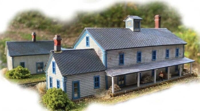 A.G. Winter`s General Store & Granary -- Laser-Cut Wood Kit - 7 x 4-1/4 x 1-1/2` 17.8 x 10, N, The N Scale Architect 10074