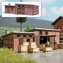 Old Shed -- Laser-Cut Wood & Card Kit - 5-15/16 x 2-3/16 x 1-7/8′ 15 x 5.5 x 4.7cm, HO, Busch Gmbh & Co Kg 1905